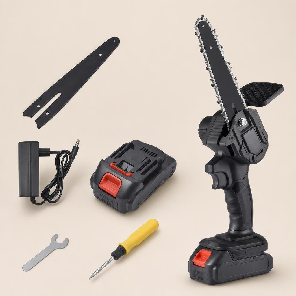 Mini Akku-Kettensäge
